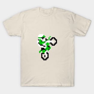 Vintage Motorcycle Videogame pixelart T-Shirt